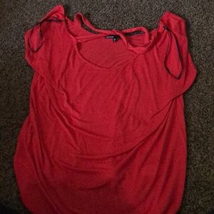 red t-shirt